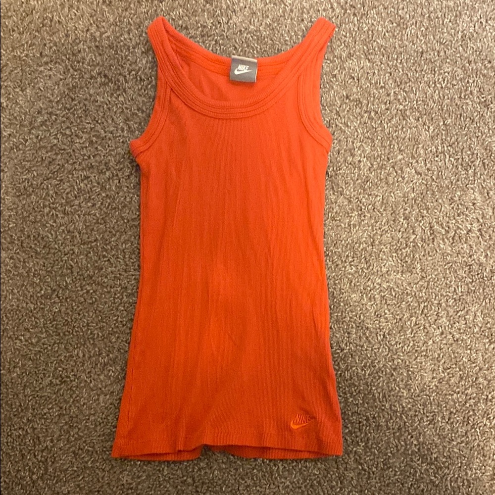 Nike Women's Orange Tank Top